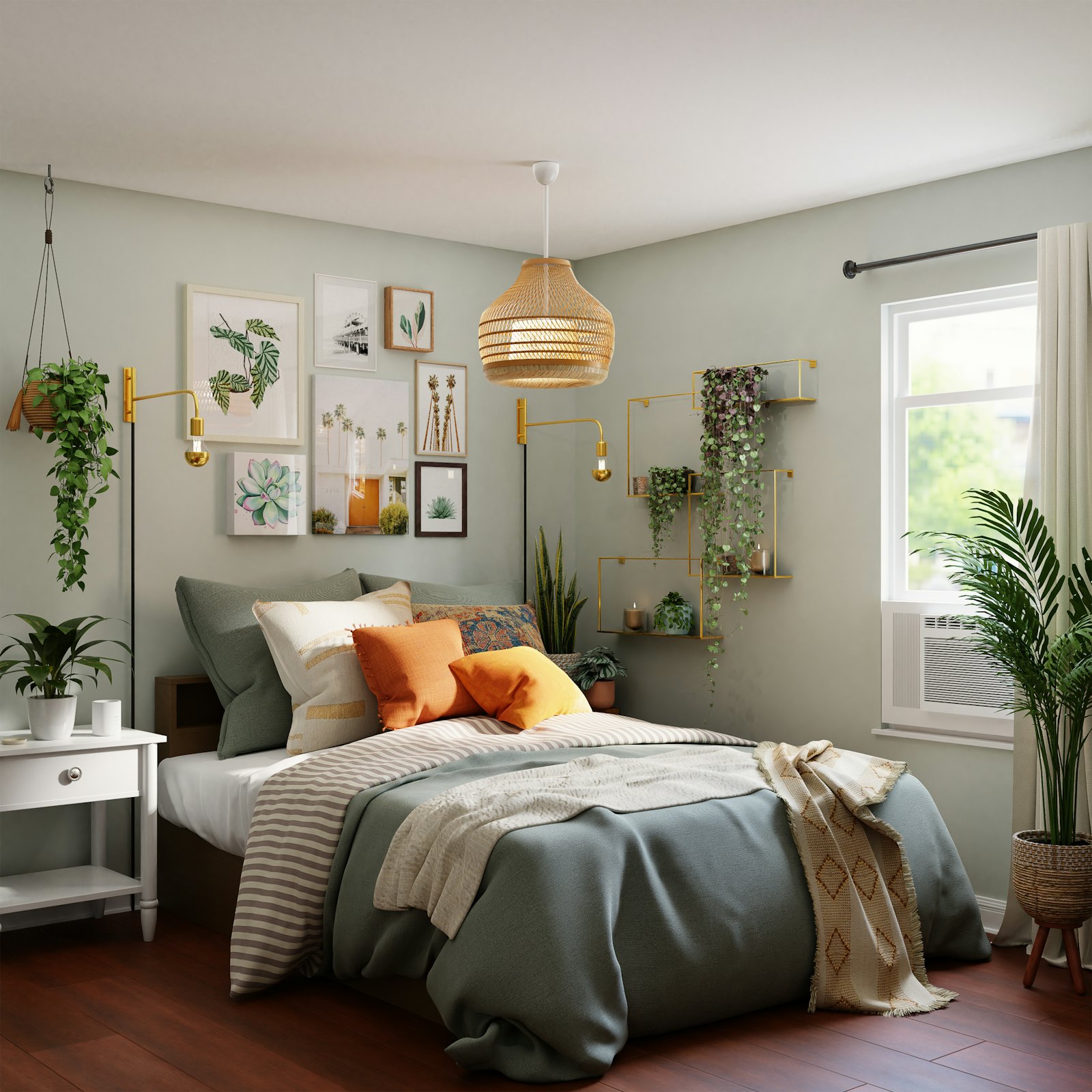 Garden-inspired Bedroom