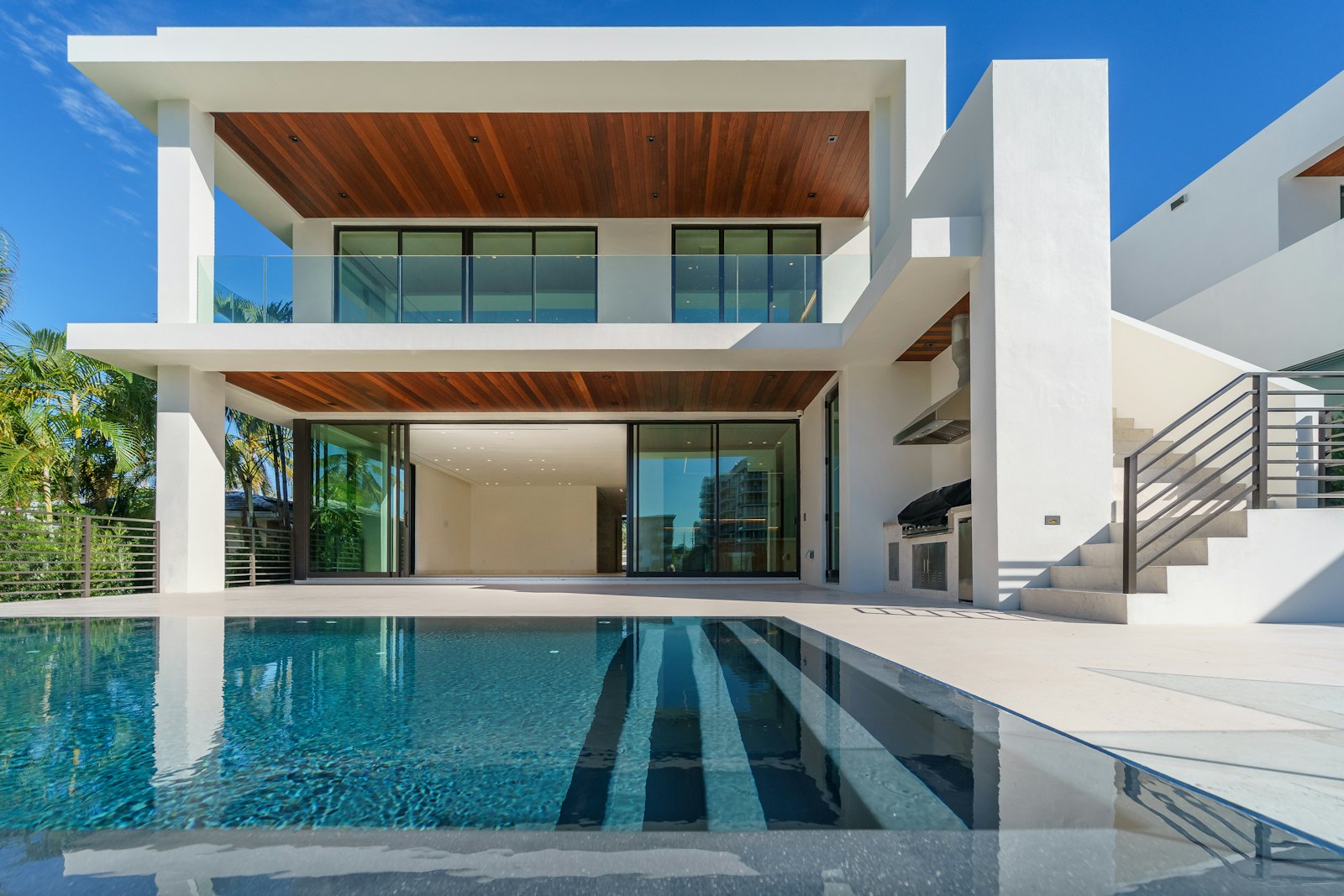 Poolside villa